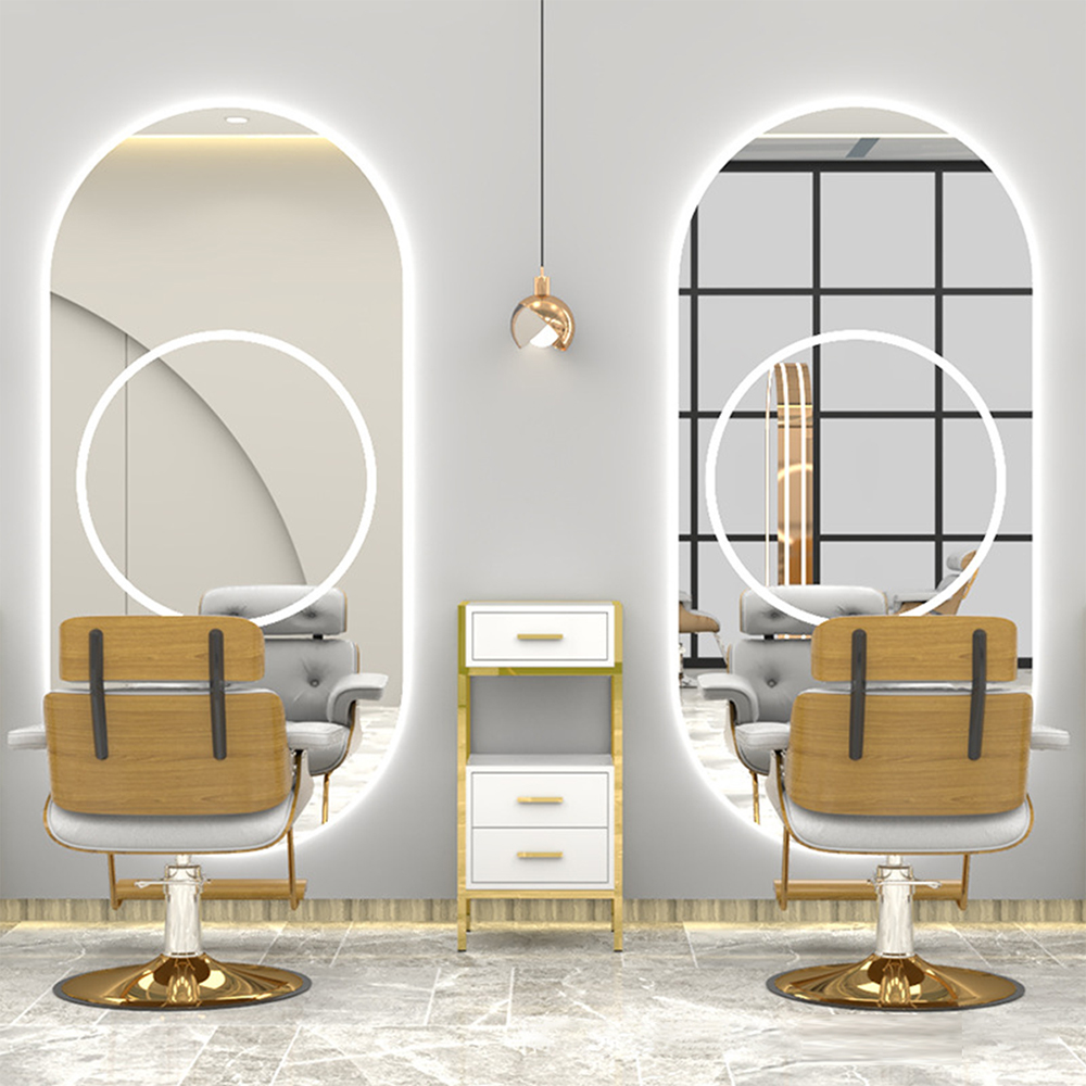 Oglinda Frizerie Speciala Led Cu Lampa Montata Perete