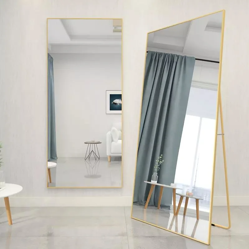 Aprovizionare din fabrică Oglindă de argint decorativă de lungime completă