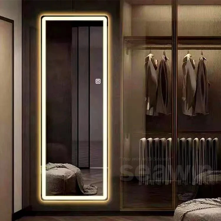 Factory Wall Full Mirror Hotel Baie Oglinda LED lungime intreaga cu lumina Toate Full Mirror Smart