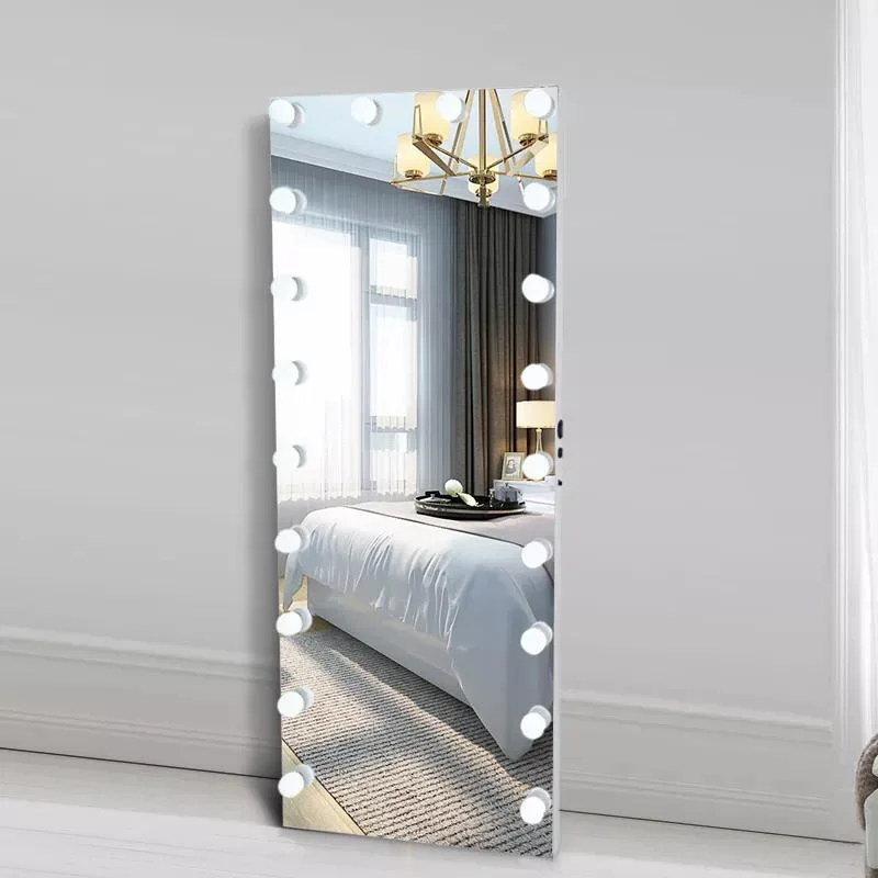 Difuzor Bluetooth Salon Hollywood, lungime completă a corpului, lumini LED, oglindă de toaletă