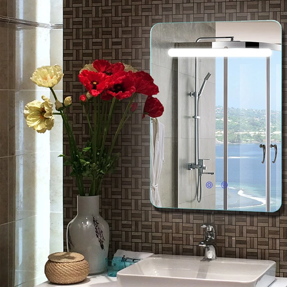 Fabrica de perete Decor Home Decor Mobilier de salon Machiaj Cosmetic Iluminat inteligent Iluminat din spate Vanity LED Oglinda de baie cu lumini Dezaburire