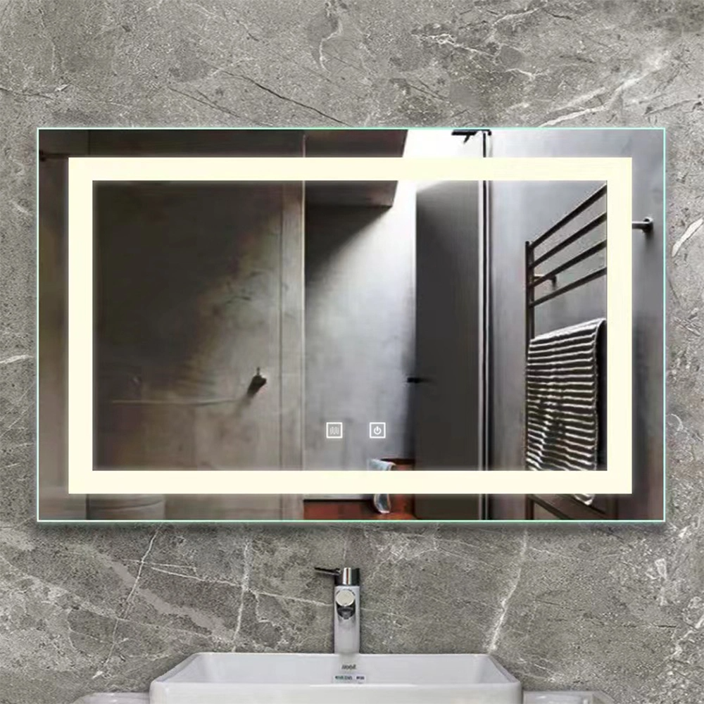 Lampă cu LED Oglindă de machiaj inteligentă de perete de baie cu lumină