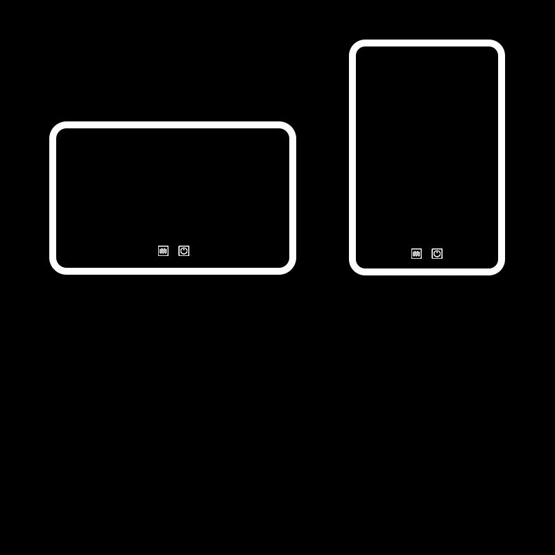Oglindă cu LED pentru baie, rotundă, rectangulară, iluminată, montată pe perete din fabrică
