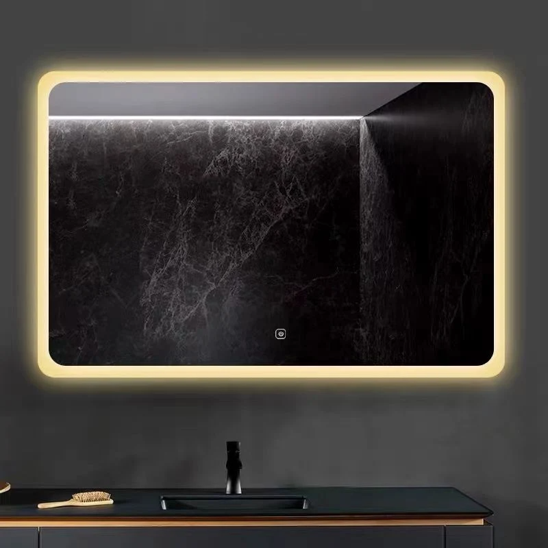 Oglindă personalizată personalizată cu iluminare din spate pentru baie cu LED Oglindă de toaletă rezistentă la apă cu lumină