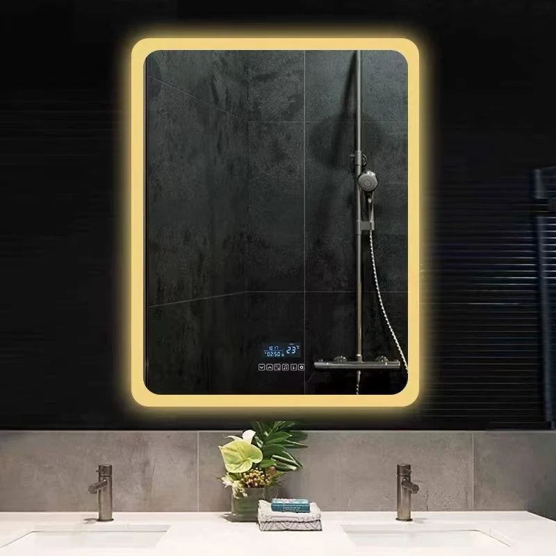 Oglindă personalizată personalizată cu iluminare din spate pentru baie cu LED Oglindă de toaletă rezistentă la apă cu lumină