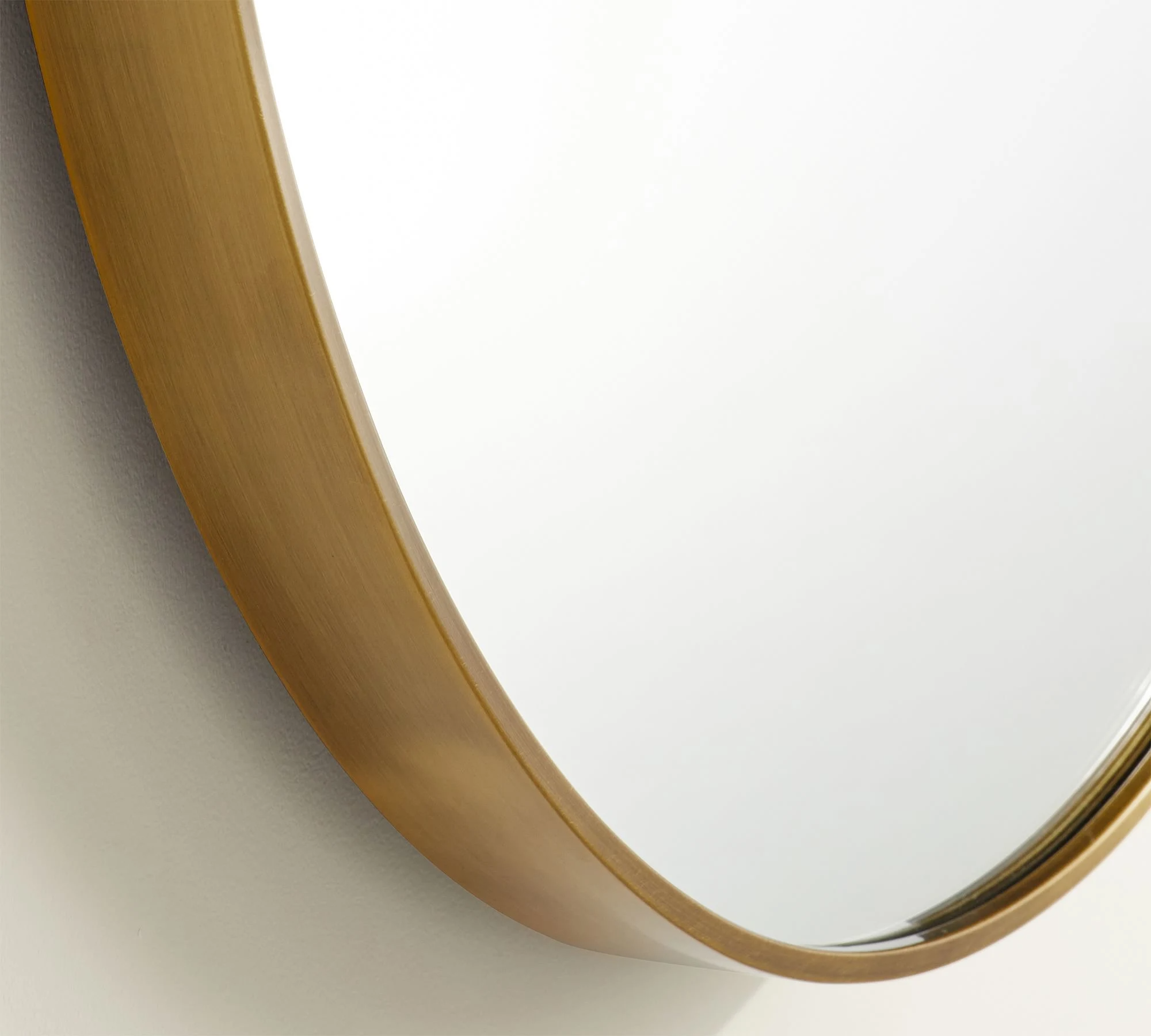 Toalete Camere de zi Oglindă de perete circulară 24/30/36 inch Oglindă de perete rotundă aurie