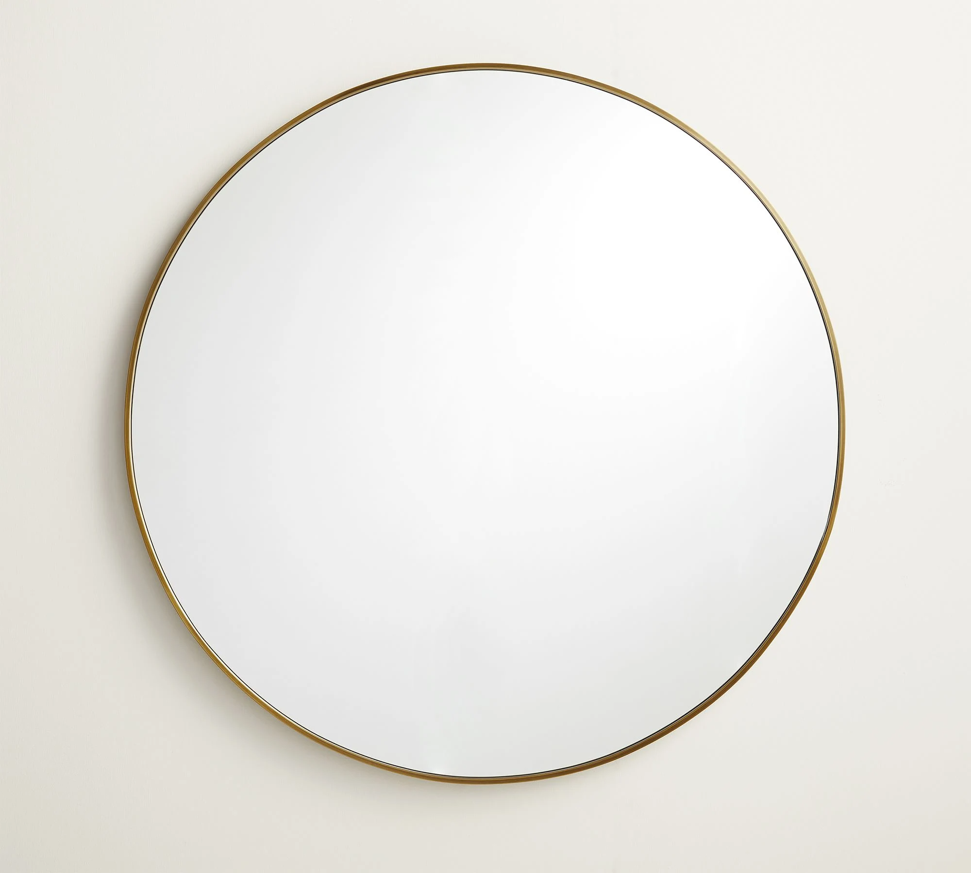Toalete Camere de zi Oglindă de perete circulară 24/30/36 inch Oglindă de perete rotundă aurie
